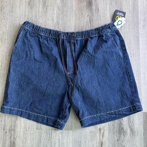 NWT Men’s Elastic Waist Denim Shorts